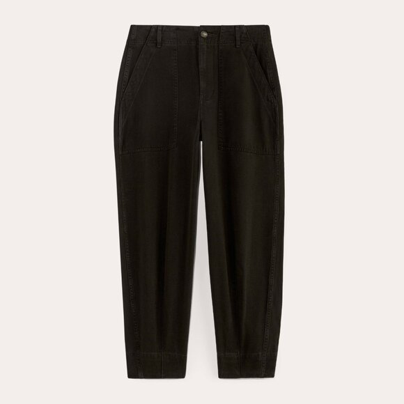 Everlane Women's Utility Pant in Buttersoft in Black, Size 4 - Picture 2 of 4